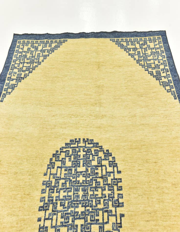 Detail image of 6' 1 x 9' 2  Hand Knotted Kashkuli Gabbeh Wool Rug