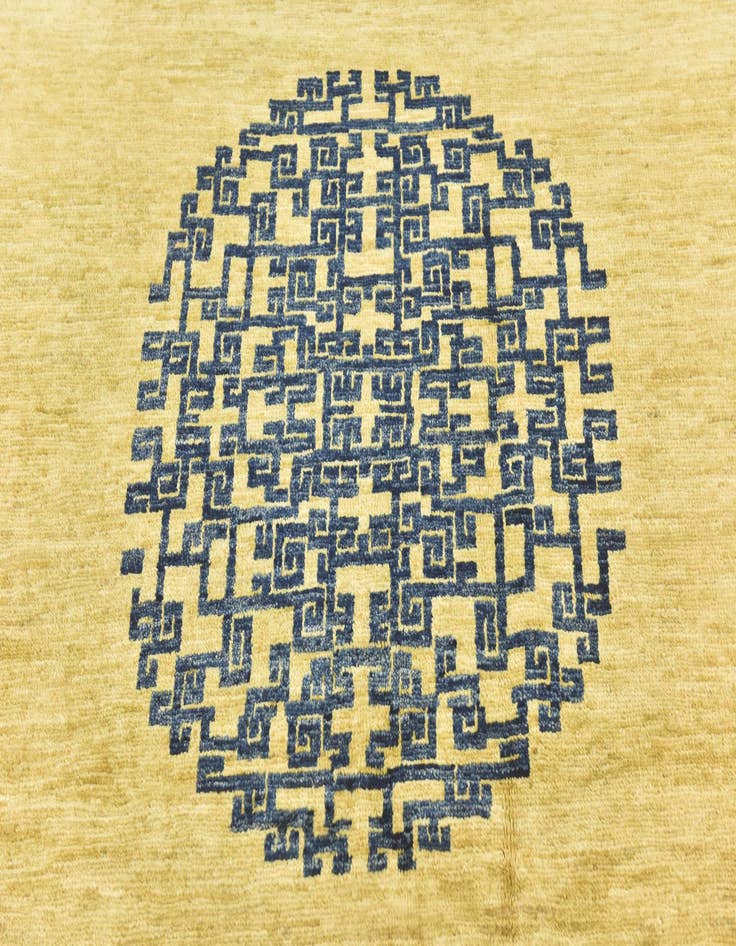 Detail image of 6' 1 x 9' 2  Hand Knotted Kashkuli Gabbeh Wool Rug