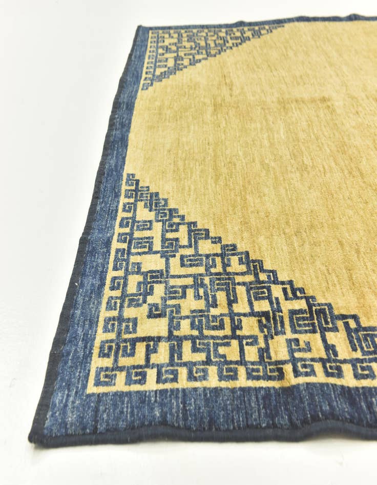 Detail image of 6' 1 x 9' 2  Hand Knotted Kashkuli Gabbeh Wool Rug