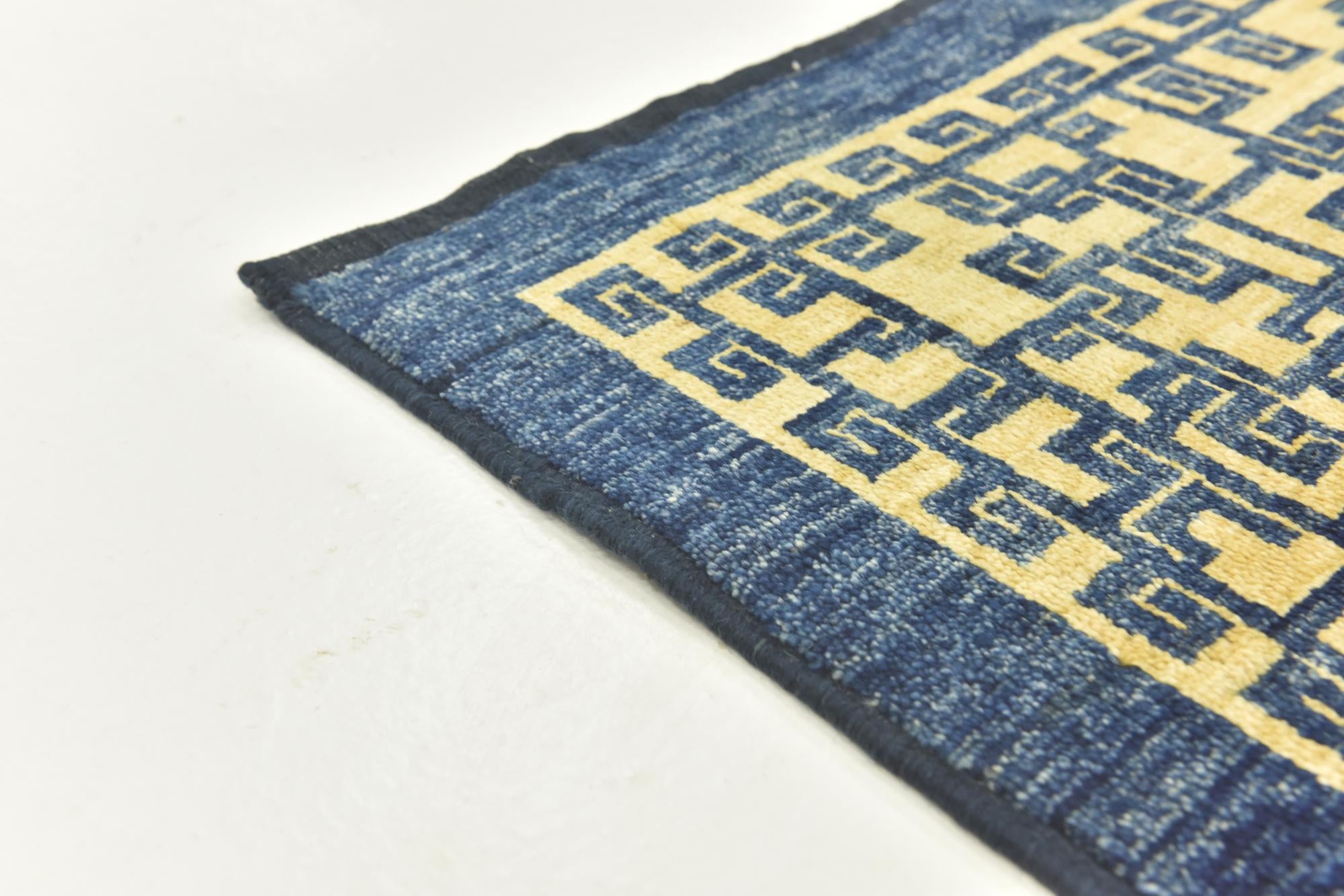 6' 1 x 9' 2 Hand Knotted Kashkuli Gabbeh Wool Rug