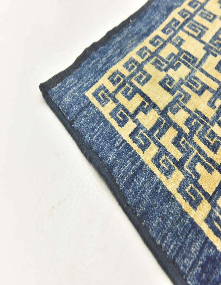 Detail image of 6' 1 x 9' 2  Hand Knotted Kashkuli Gabbeh Wool Rug