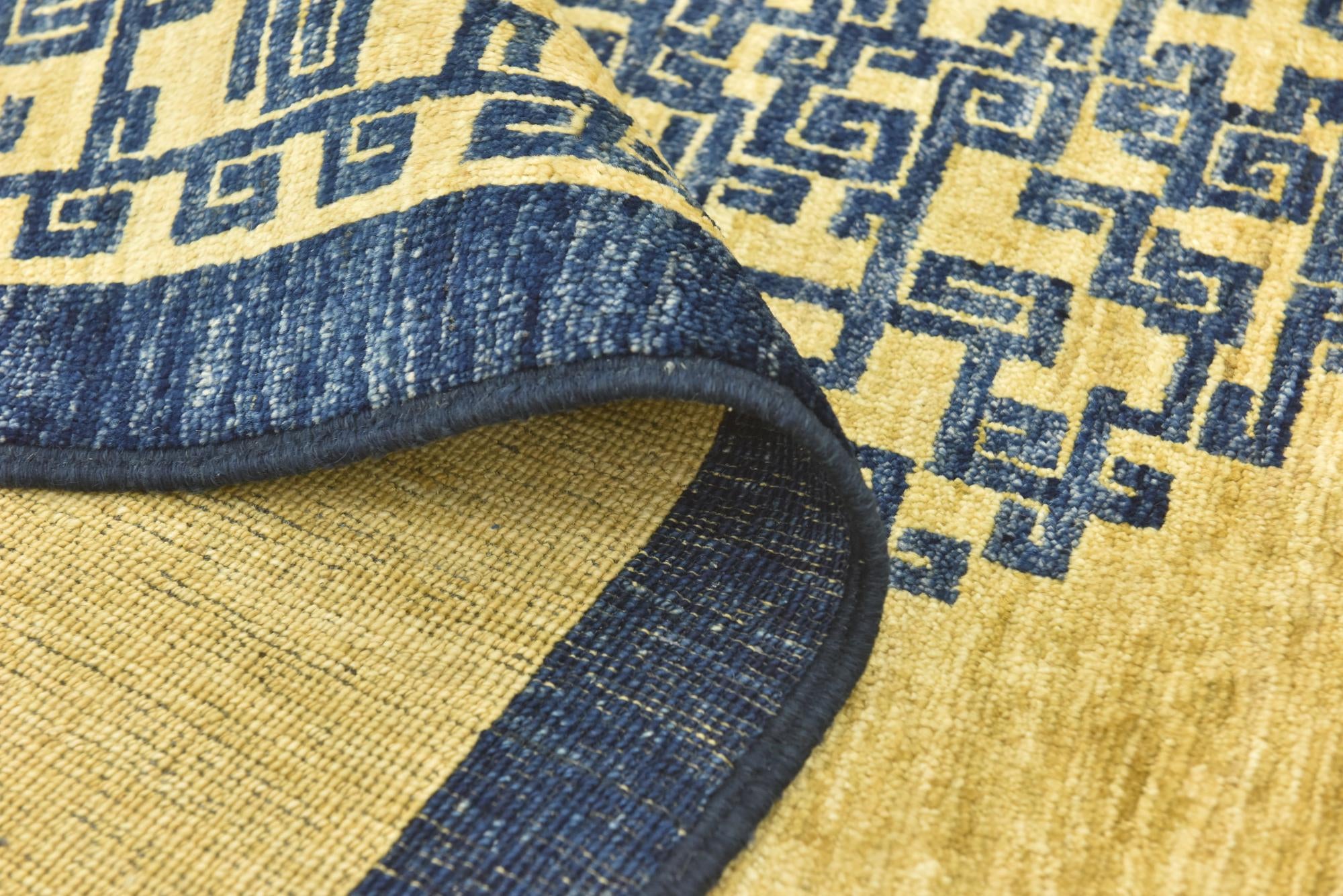 6' 1 x 9' 2 Hand Knotted Kashkuli Gabbeh Wool Rug