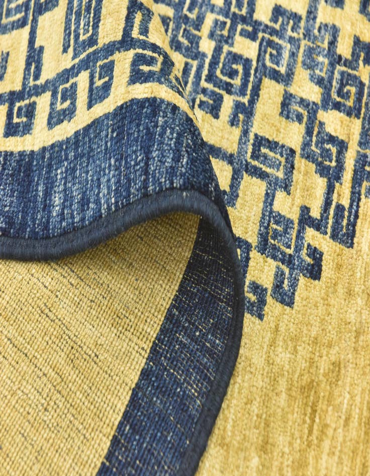 Detail image of 6' 1 x 9' 2  Hand Knotted Kashkuli Gabbeh Wool Rug