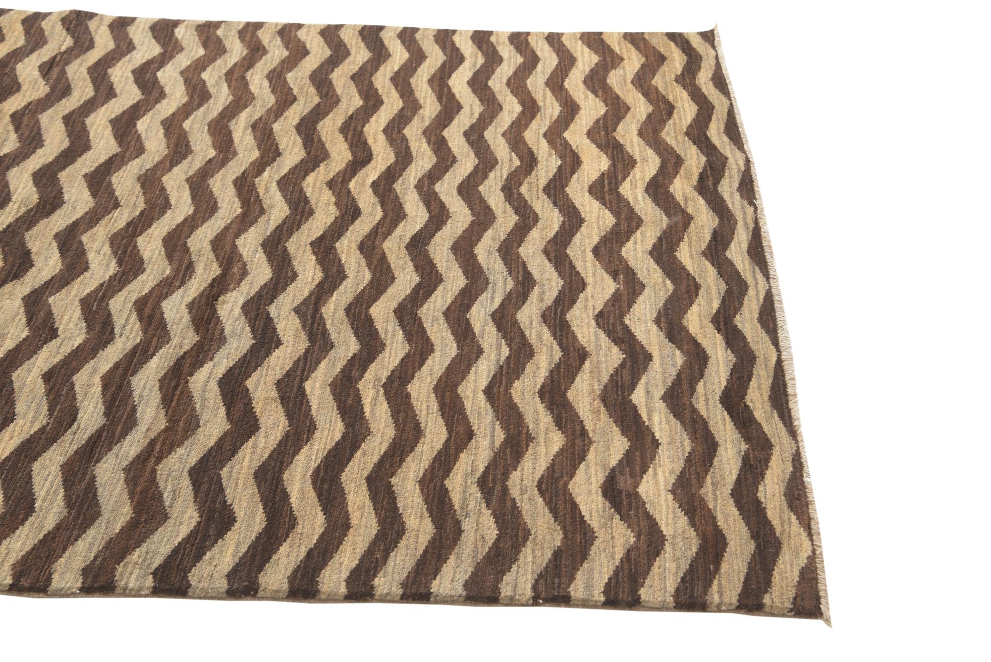 4' 8 x 6' 7 Hand Knotted Kashkuli Gabbeh Rug