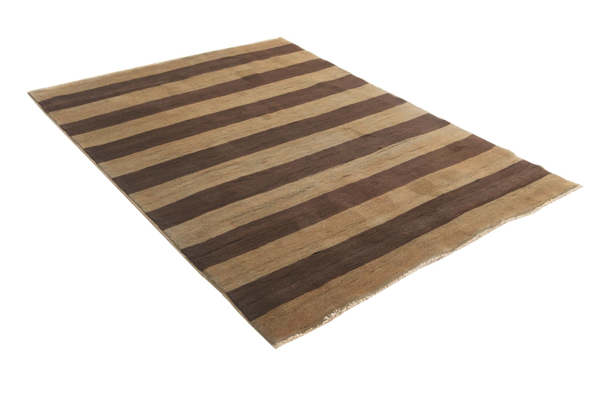 5' 1 x 6' 10 Hand Knotted Kashkuli Gabbeh Rug