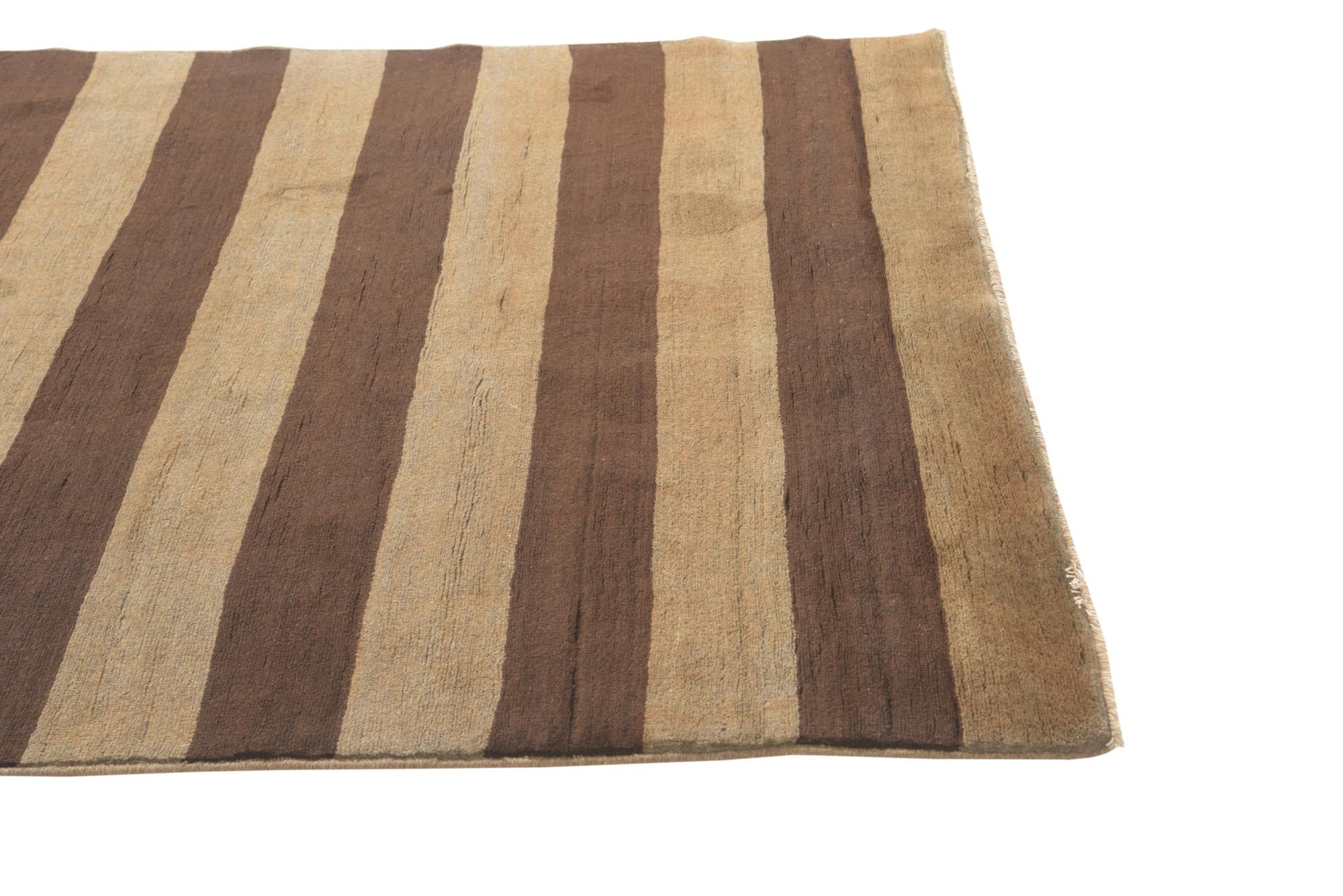 5' 1 x 6' 10 Hand Knotted Kashkuli Gabbeh Rug