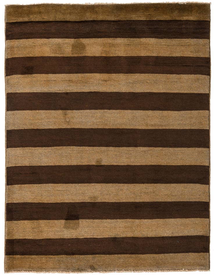 Detail image of 5' 1 x 6' 10 Hand Knotted Kashkuli Gabbeh Rug