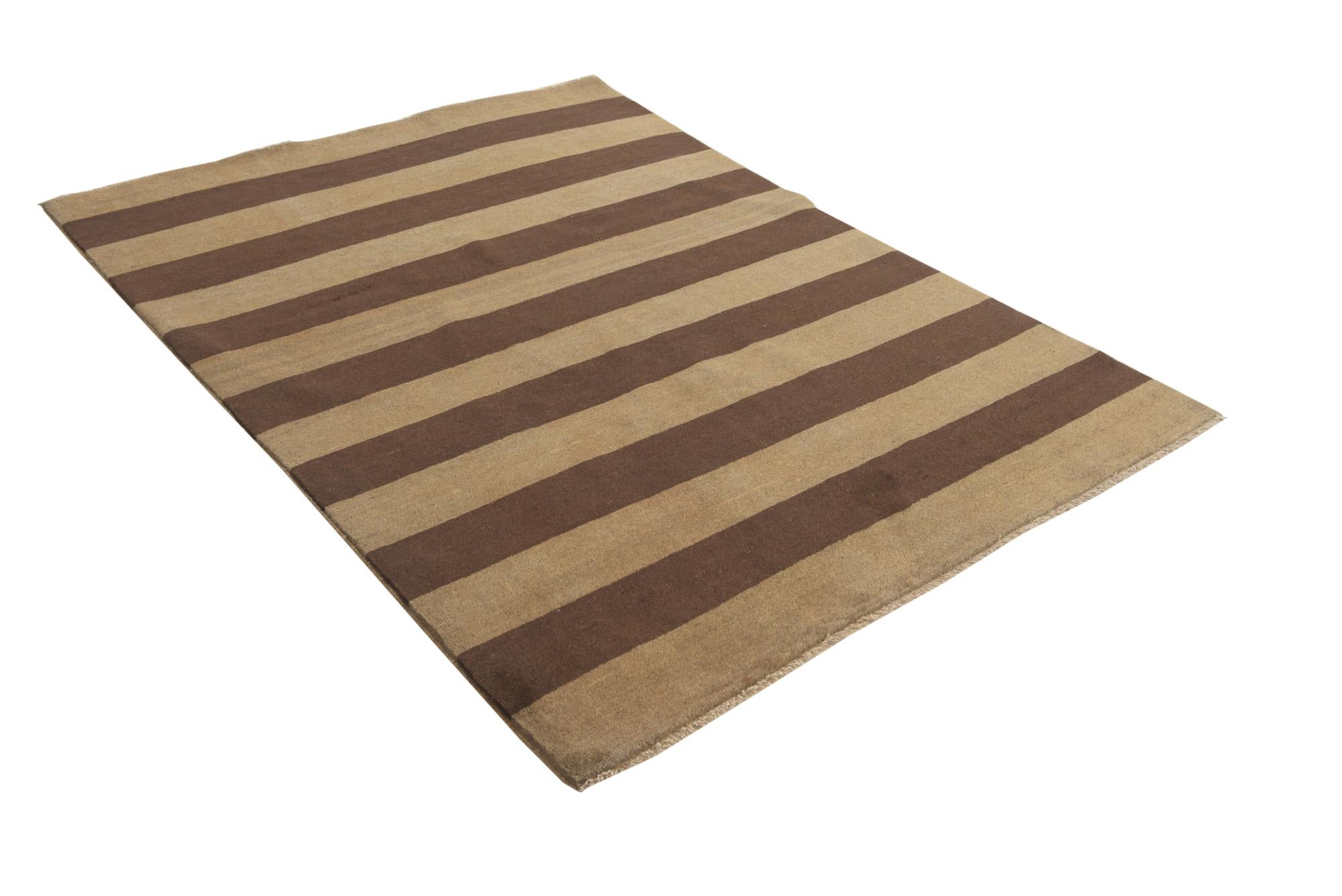 4' 10 x 6' 6 Hand Knotted Kashkuli Gabbeh Rug