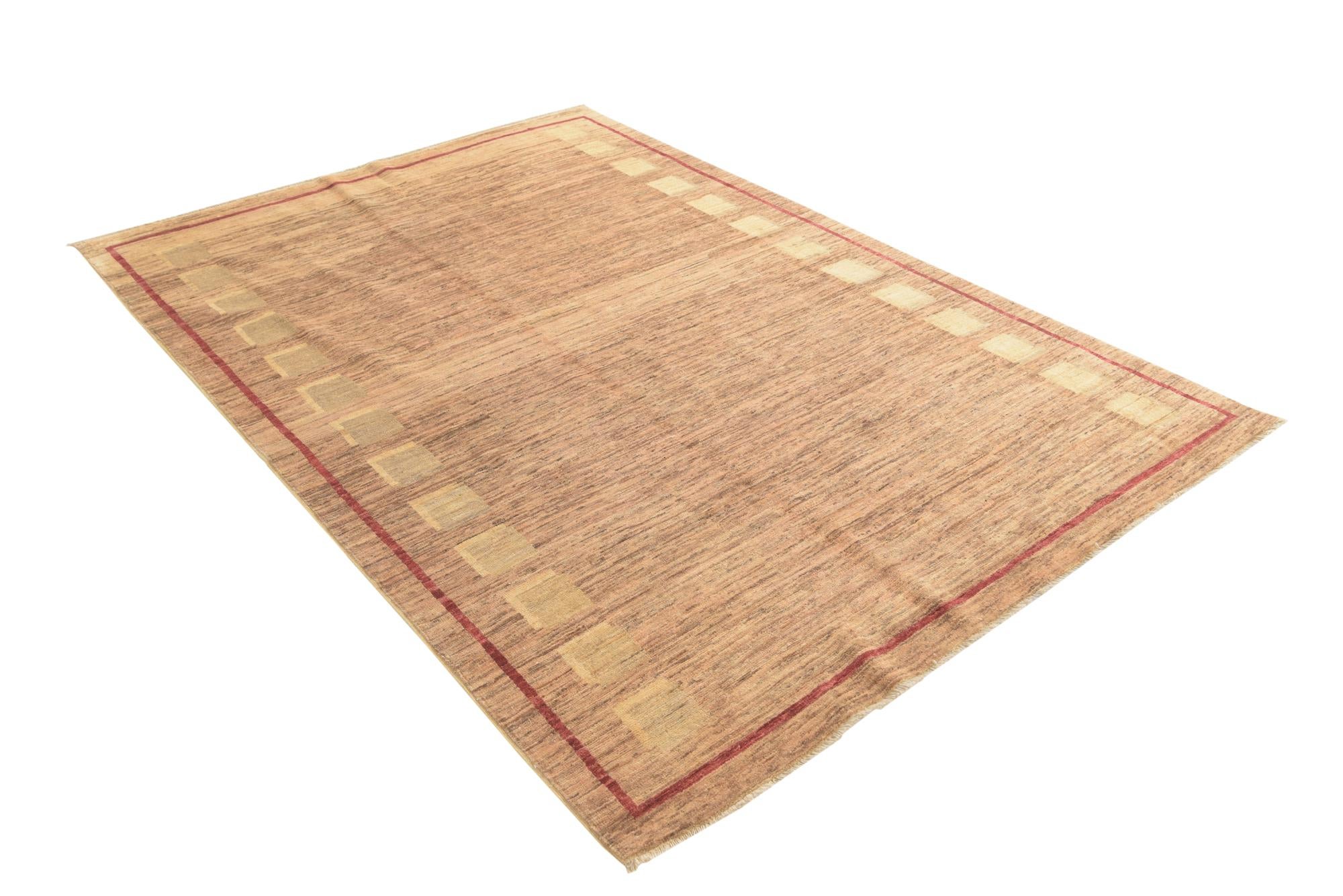 5' 5 x 8' Hand Knotted Kashkuli Gabbeh Rug