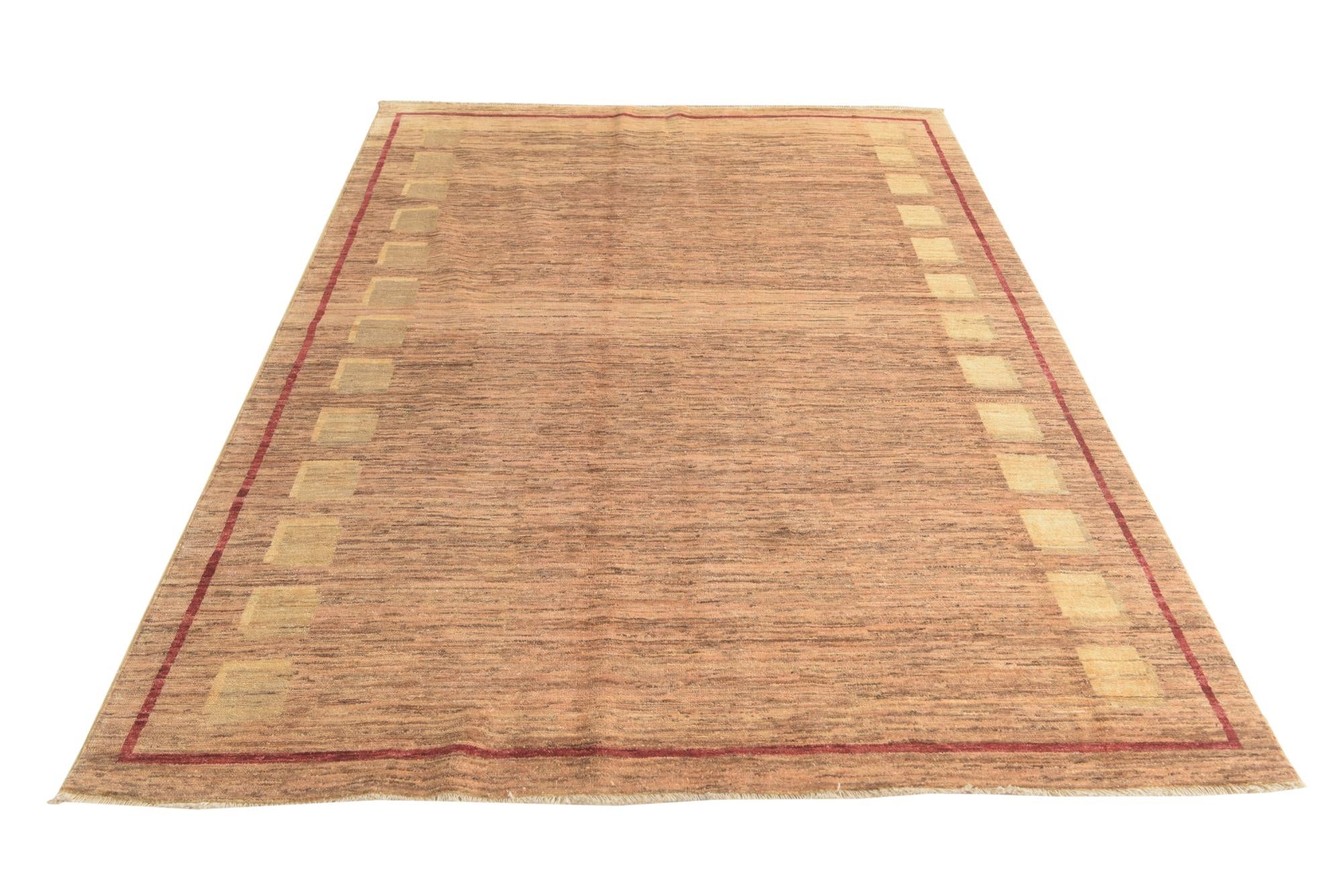 5' 5 x 8' Hand Knotted Kashkuli Gabbeh Rug