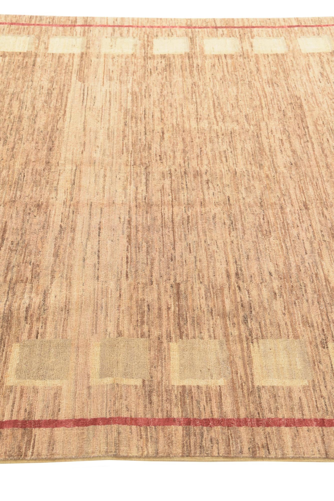5' 5 x 8' Hand Knotted Kashkuli Gabbeh Rug