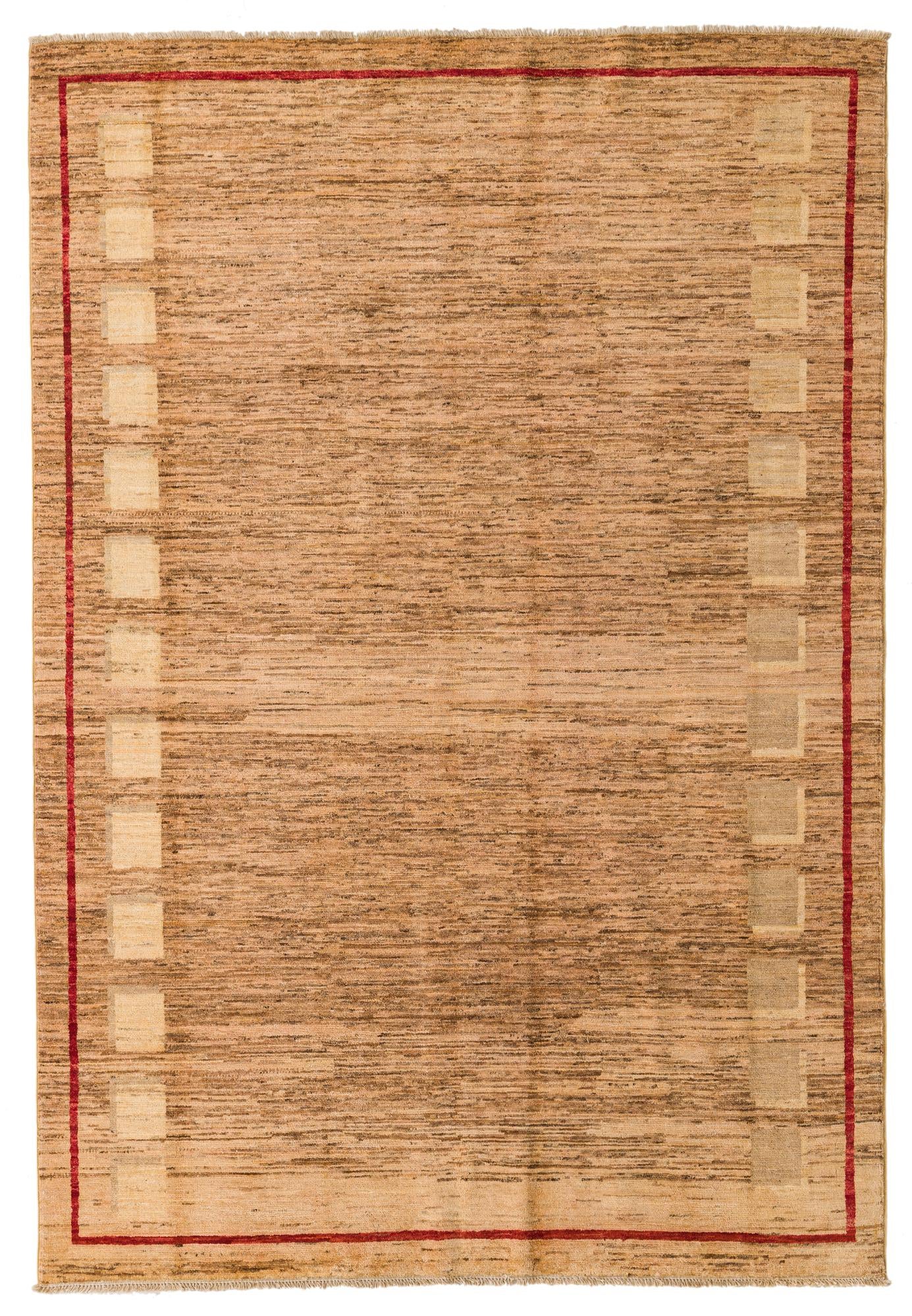 5' 5 x 8' Hand Knotted Kashkuli Gabbeh Rug