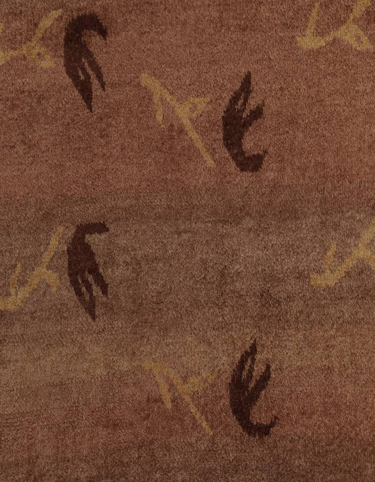 Detail image of 5' 6 x 8' 2  Hand Knotted Kashkuli Gabbeh Oriental Wool Rug