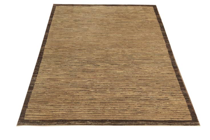 Detail image of 4' x 6' 2 Hand Knotted Kashkuli Gabbeh Oriental Wool Rug