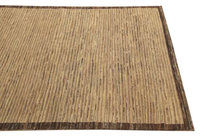 4' x 6' 2 Hand Knotted Kashkuli Gabbeh Oriental Wool Rug