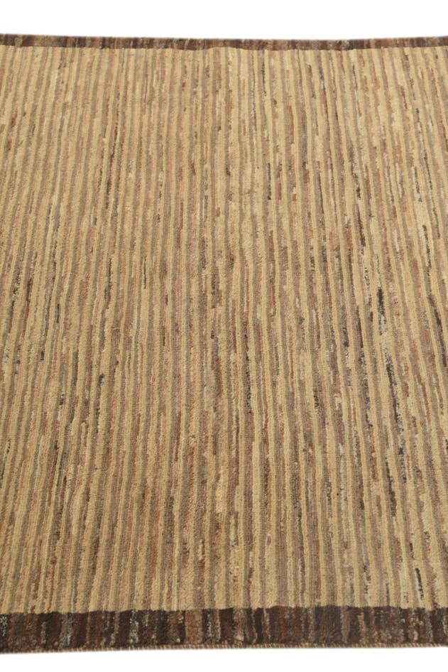 Detail image of 4' x 6' 2 Hand Knotted Kashkuli Gabbeh Oriental Wool Rug