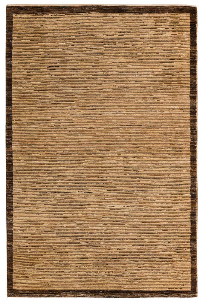 4' x 6' 2 Hand Knotted Kashkuli Gabbeh Oriental Wool Rug