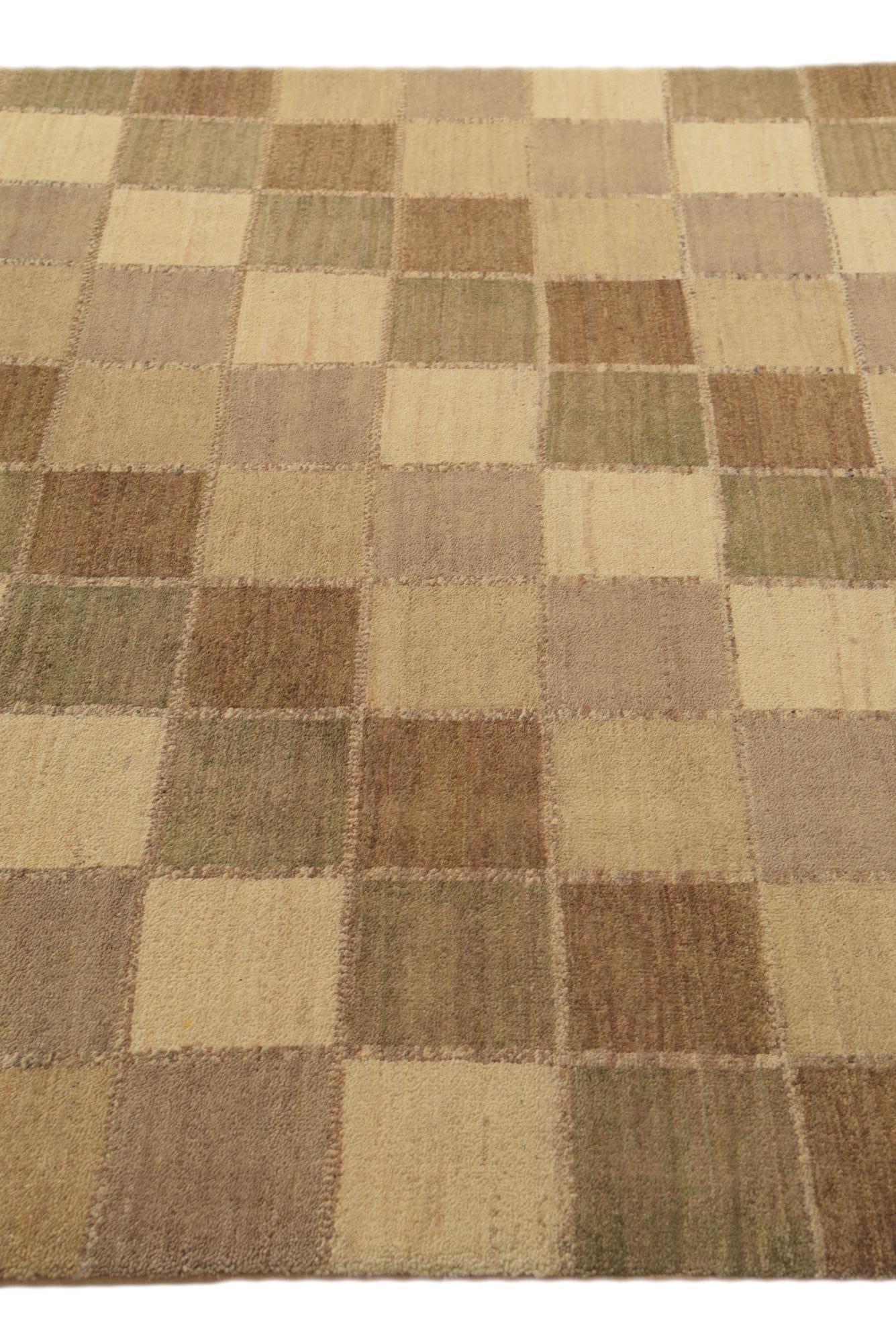 5' 1 x 8' Hand Knotted Kashkuli Gabbeh Oriental Wool Rug