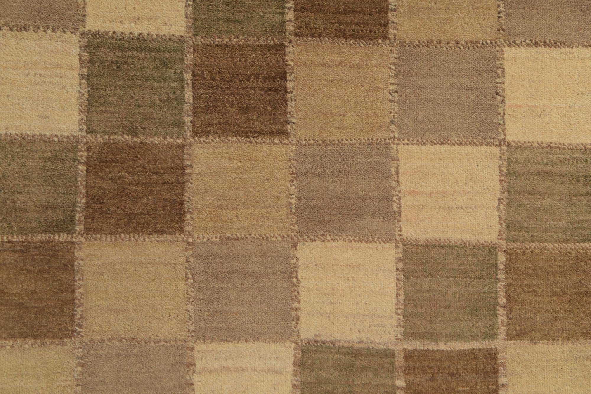 5' 1 x 8' Hand Knotted Kashkuli Gabbeh Oriental Wool Rug