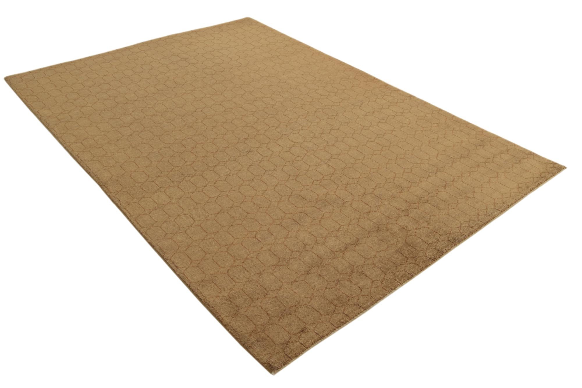 5' 7 x 8' Hand Knotted Kashkuli Gabbeh Oriental Wool Rug