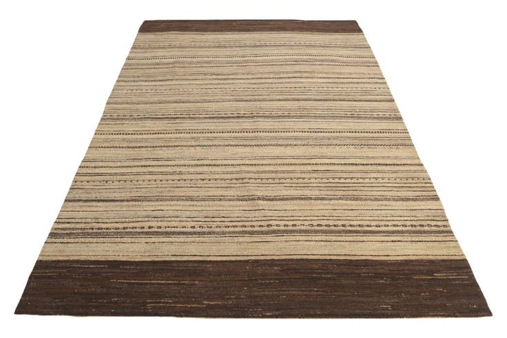 Detail image of 5' 6 x 8' 2 Hand Knotted Kashkuli Gabbeh Oriental Wool Rug