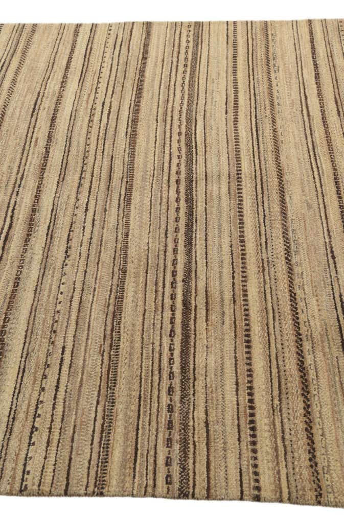 5' 6 x 8' 2 Hand Knotted Kashkuli Gabbeh Oriental Wool Rug