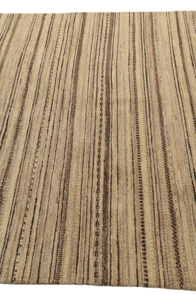 Detail image of 5' 6 x 8' 2 Hand Knotted Kashkuli Gabbeh Oriental Wool Rug