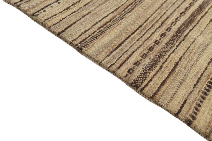 5' 6 x 8' 2 Hand Knotted Kashkuli Gabbeh Oriental Wool Rug