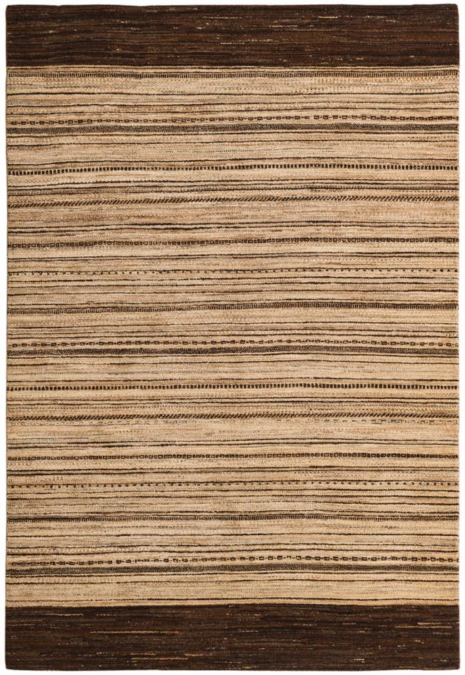 Detail image of 5' 6 x 8' 2 Hand Knotted Kashkuli Gabbeh Oriental Wool Rug