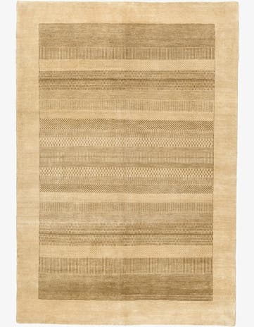 4' 8 x 6' 9 Hand Knotted Kashkuli Gabbeh Wool Rug