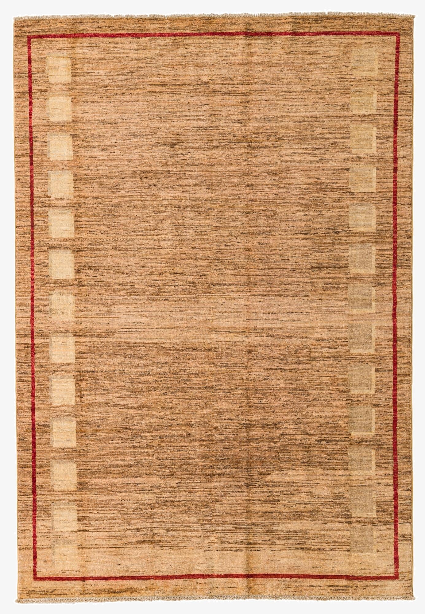 5' 5 x 8'  Hand Knotted Kashkuli Gabbeh Rug