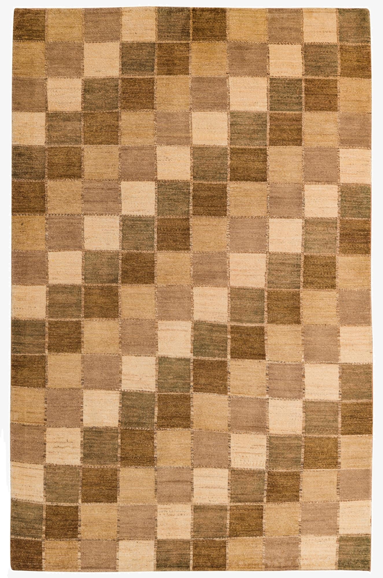 5' 1 x 8'  Hand Knotted Kashkuli Gabbeh Oriental Wool Rug