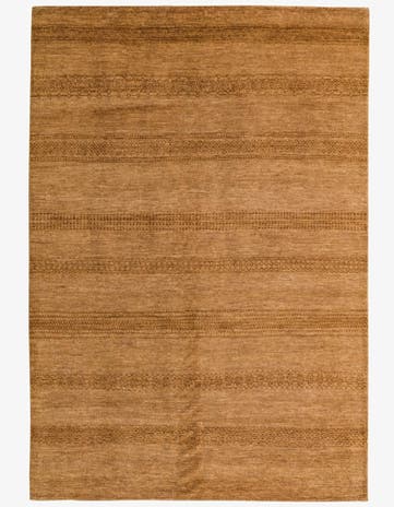 5' 7 x 8' 2 Hand Knotted Kashkuli Gabbeh Oriental Wool Rug