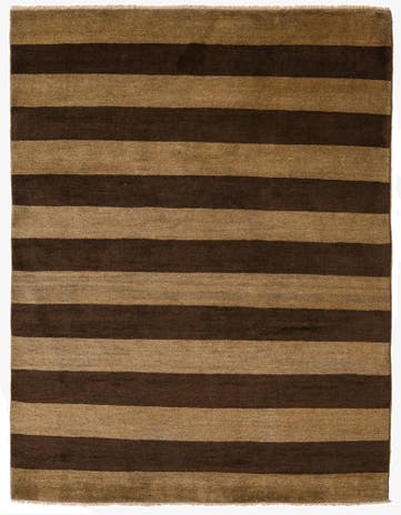 4' 10 x 6' 6 Hand Knotted Kashkuli Gabbeh Rug