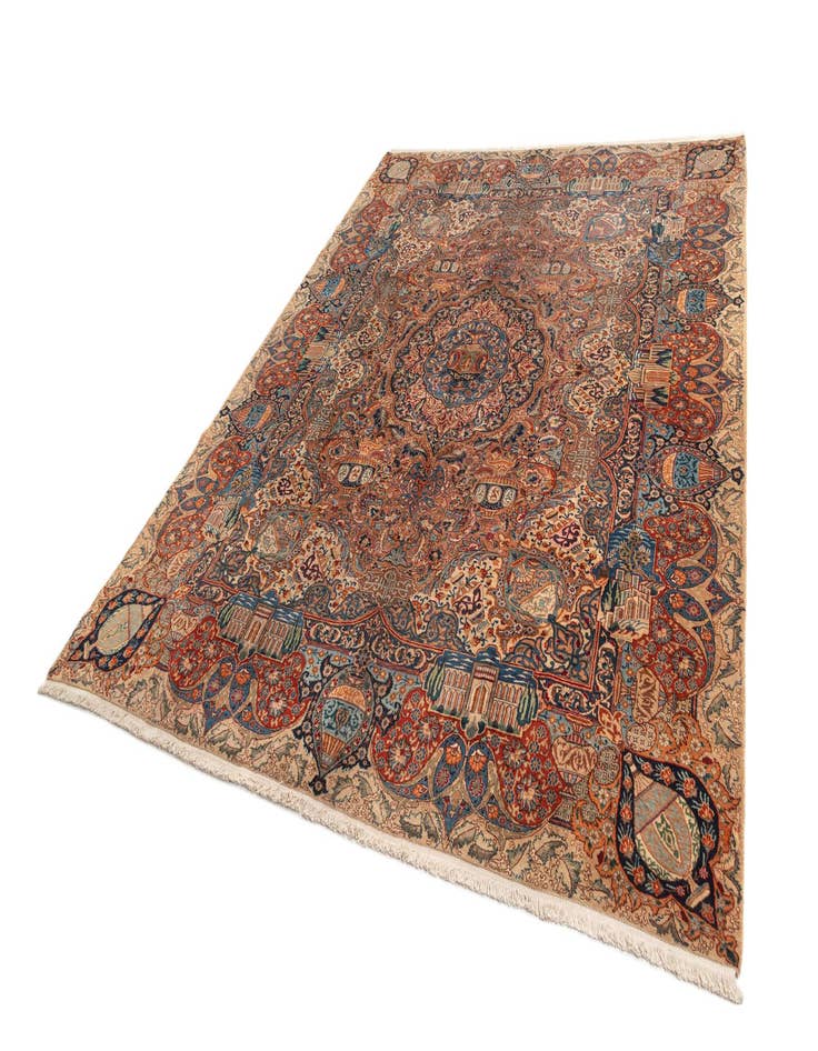 Detail image of 9' 10 x 12' 7 Kashmar Wool Rug