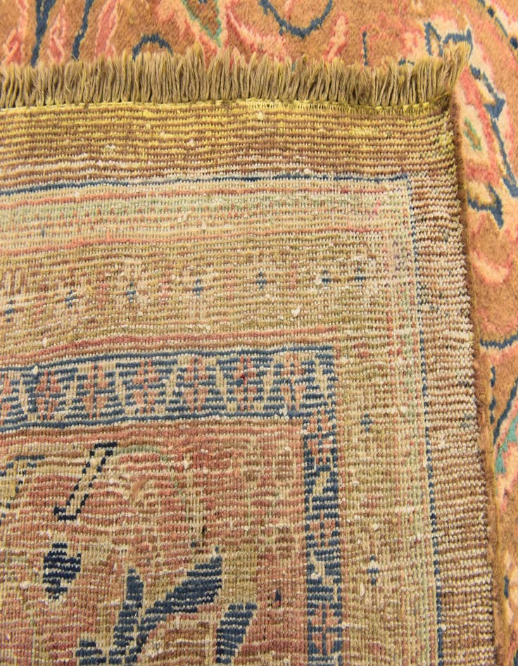 Detail image of 9' 7 x 13' 4  Hand Knotted Kashmar Persian Wool Rug