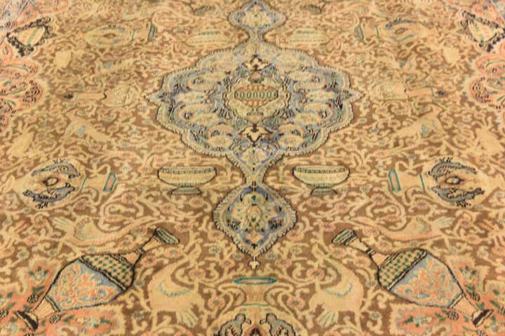 295cm x 390cm Hand Knotted Kashmar Persian Wool Rug