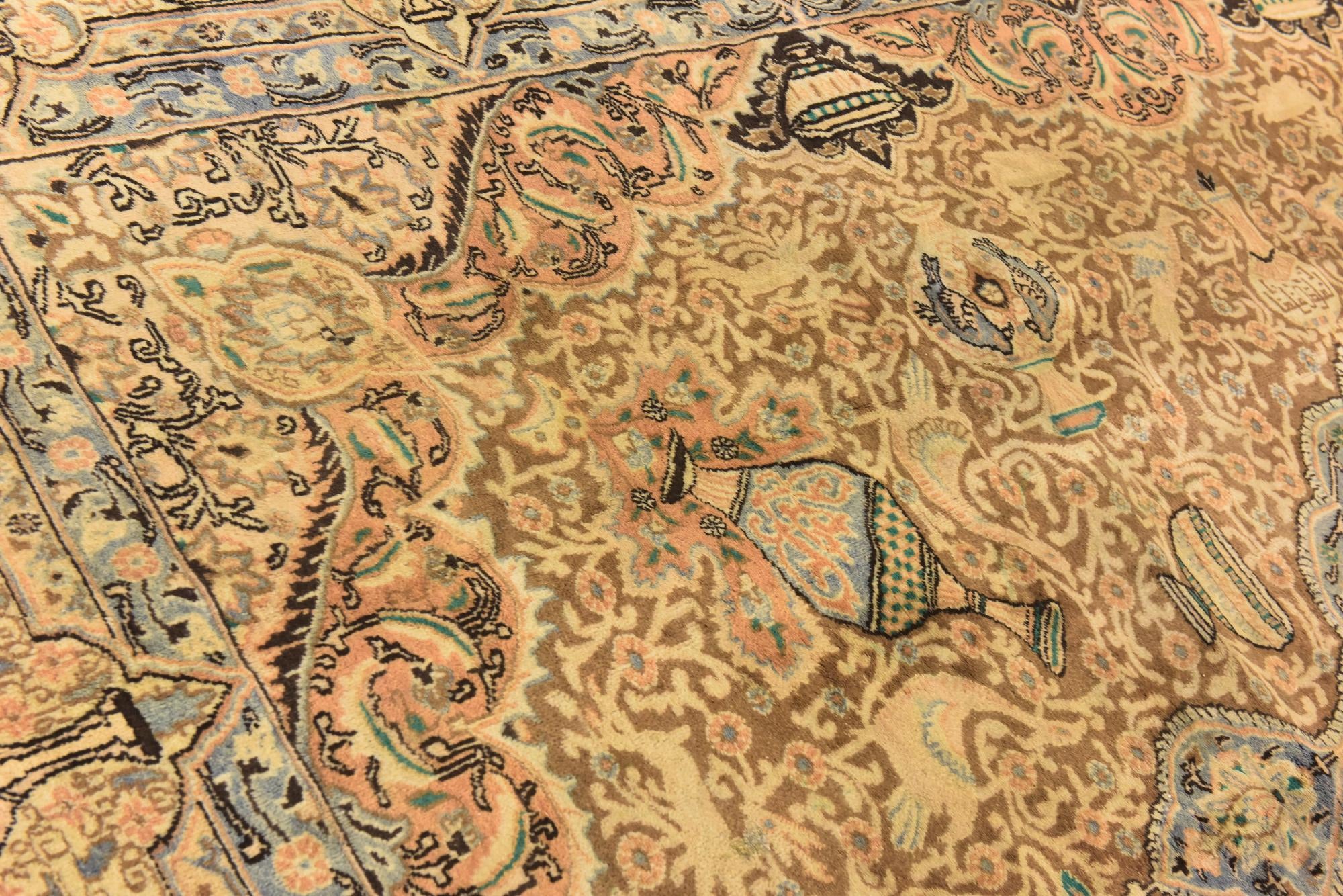 295cm x 390cm Hand Knotted Kashmar Persian Wool Rug
