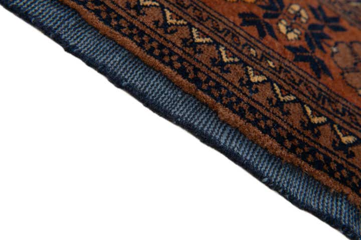 4' x 6' 4 Hand Knotted Kashmir Oriental Wool Rug