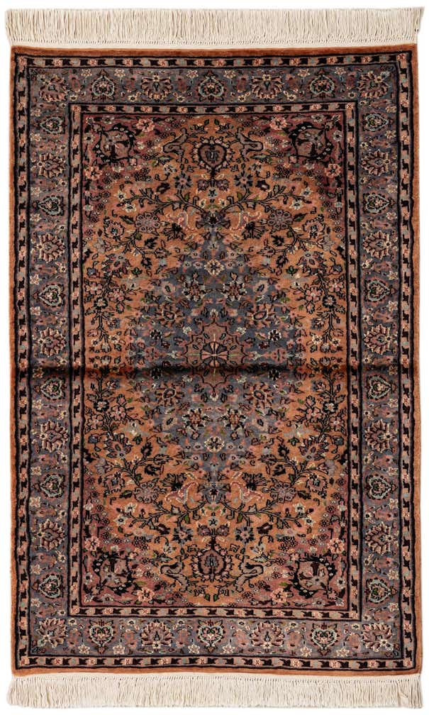 3' 3 x 5' 11 Hand Knotted Kashmir Oriental Rug