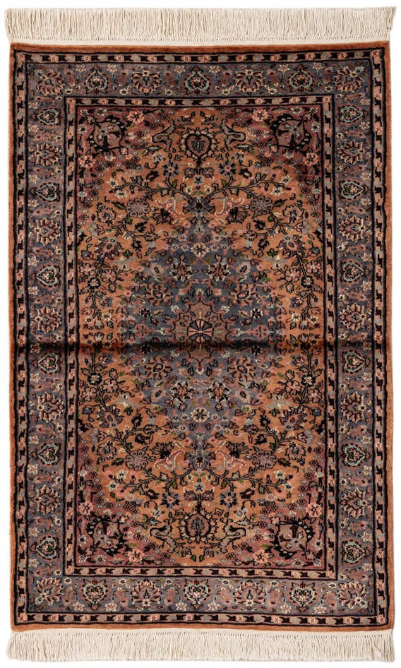 Detail image of 3' 3 x 5' 11 Hand Knotted Kashmir Oriental Rug
