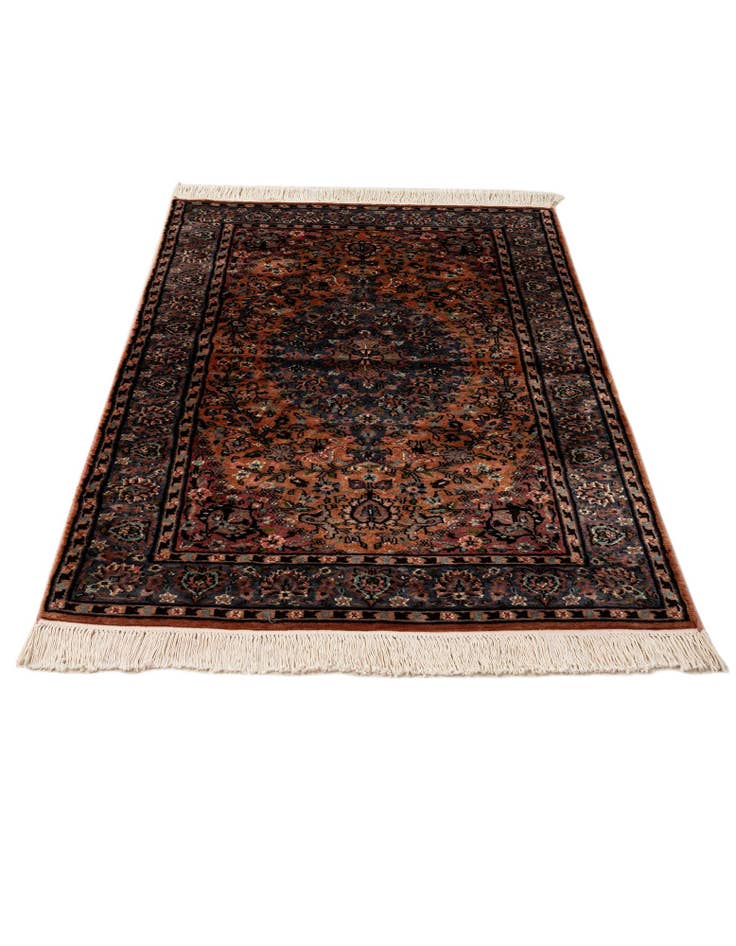 Detail image of 3' 2 x 5' 2 Hand Knotted Kashmir Oriental Rug