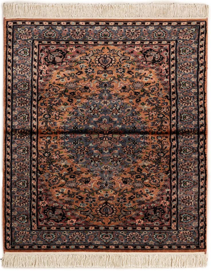 Detail image of 3' 2 x 5' 2 Hand Knotted Kashmir Oriental Rug
