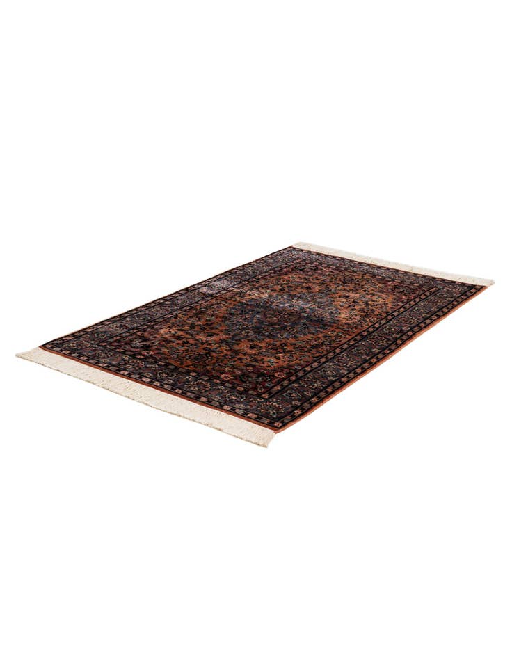 Detail image of 3' 3 x 4' 10  Hand Knotted Kashmir Oriental Rug