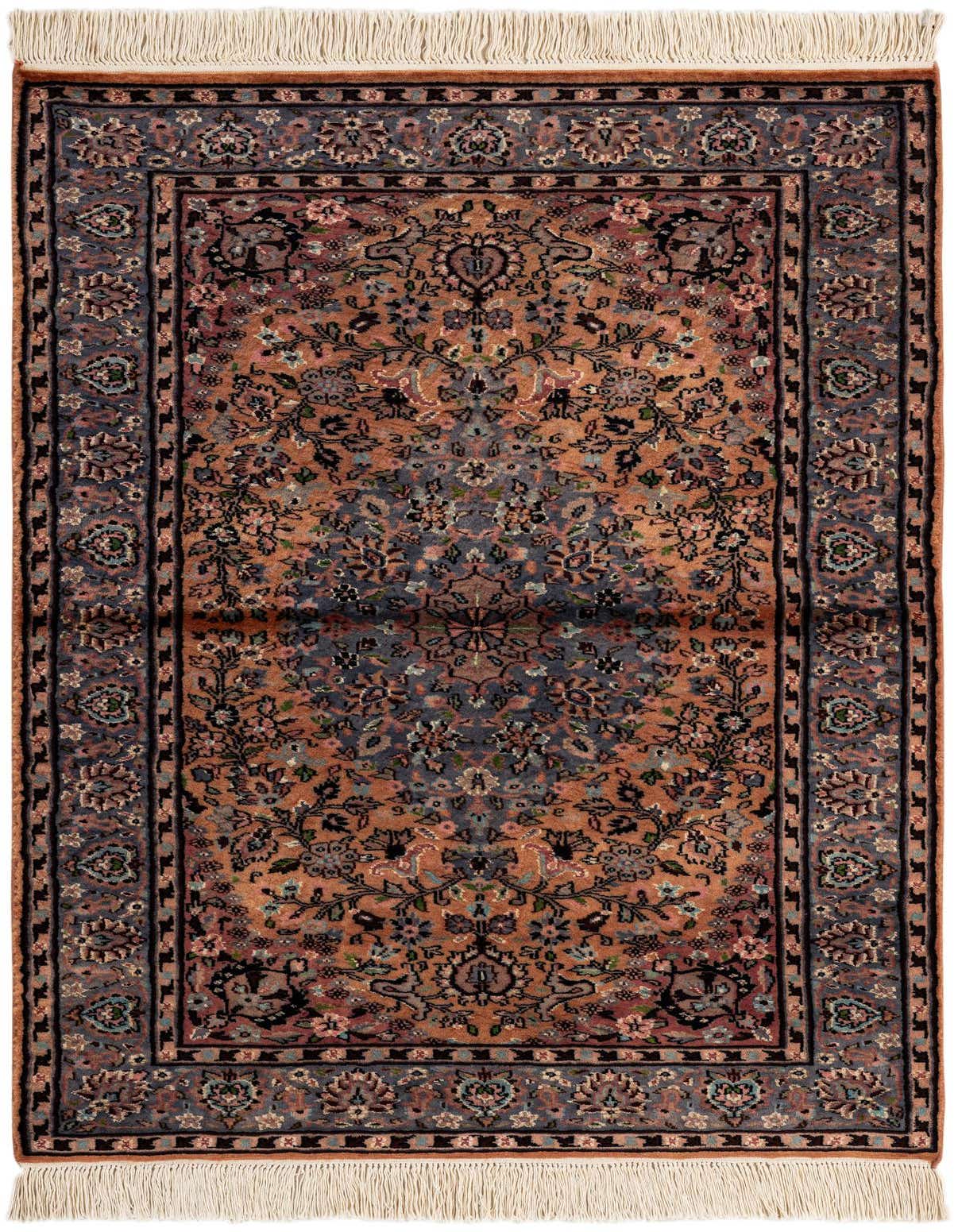 Primary image 3' 3 x 4' 10  Hand Knotted Kashmir Oriental Rug