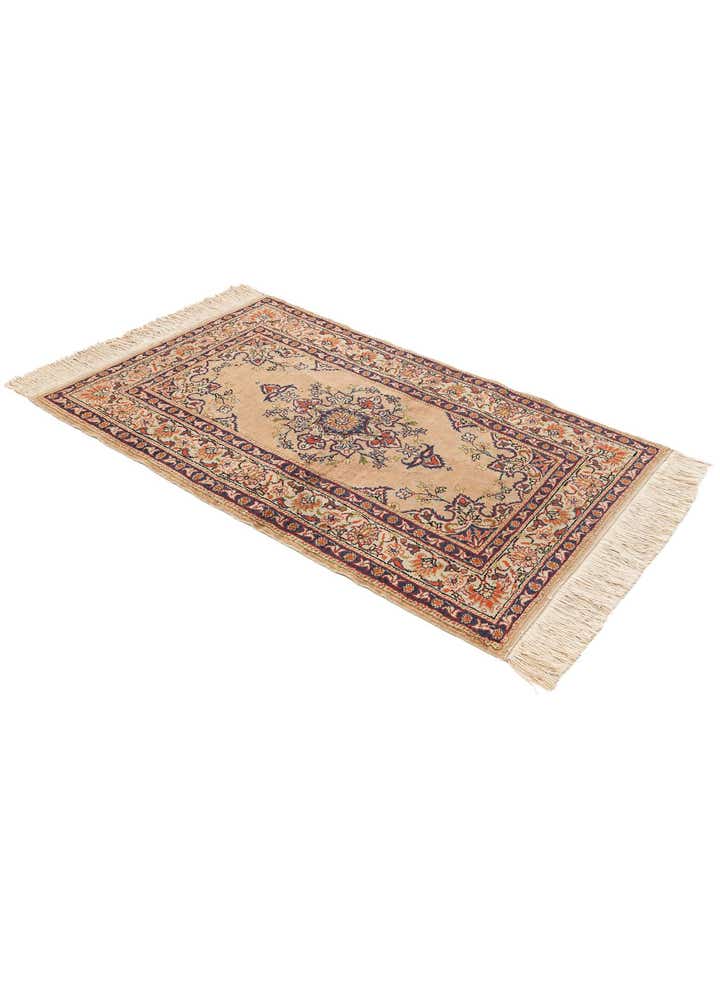 3' x 4' 5 Hand Knotted Kashmir Oriental Wool Rug