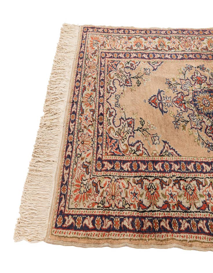 Detail image of 3' x 4' 5 Hand Knotted Kashmir Oriental Wool Rug