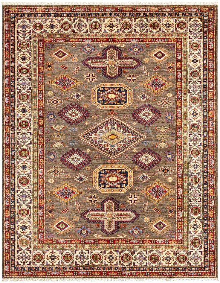 Detail image of 5' 7 x 7' 10 Kazak Wool Rug