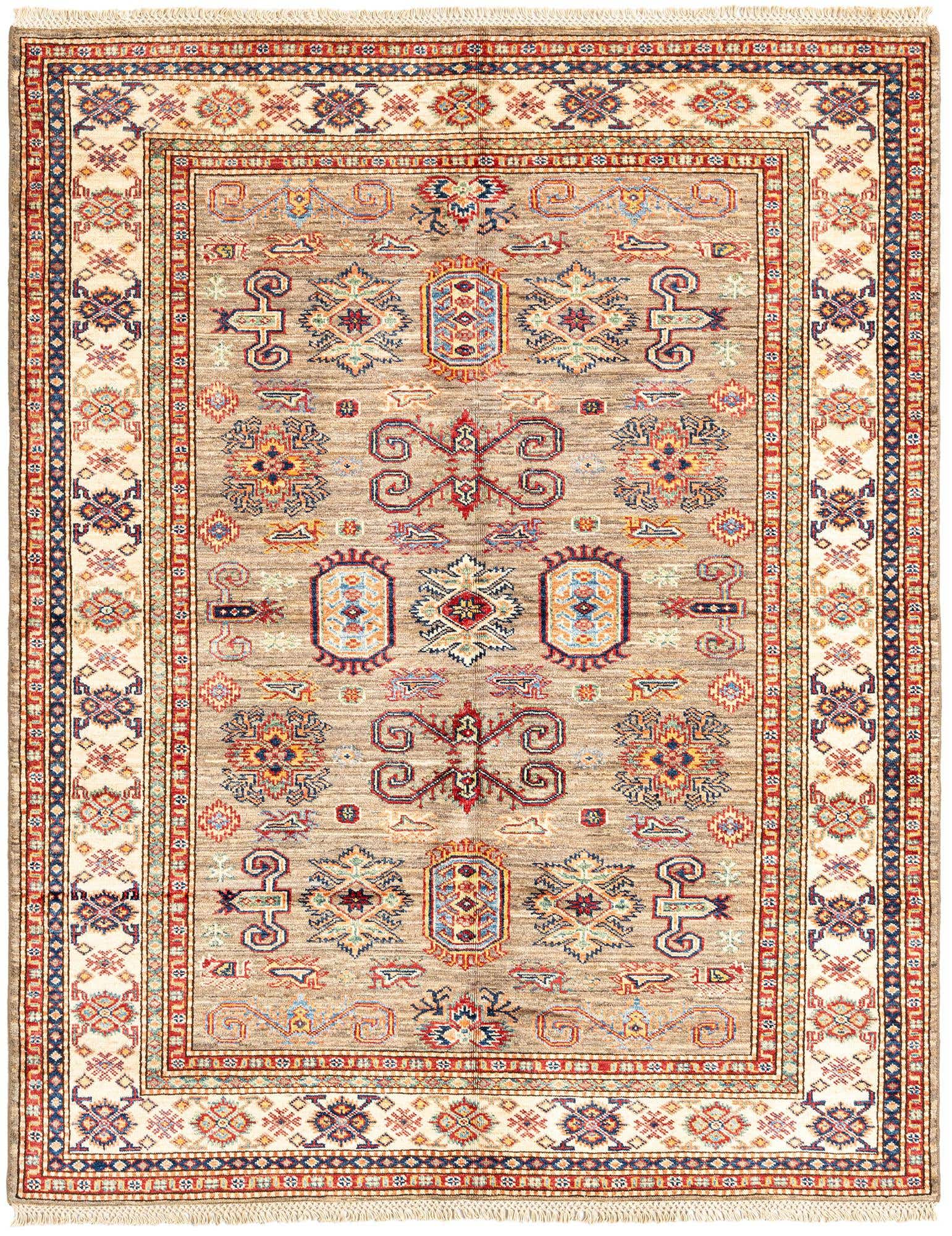 4' 10 x 6' 1 Kazak Wool Rug