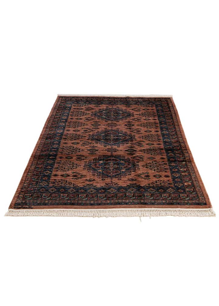 4' 2 x 6' 2 Hand Knotted Kazak Wool Rug